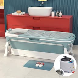 Blue With Steamer