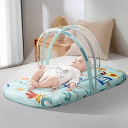Bed with Mosquito Net