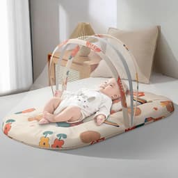 Bed with Mosquito Net