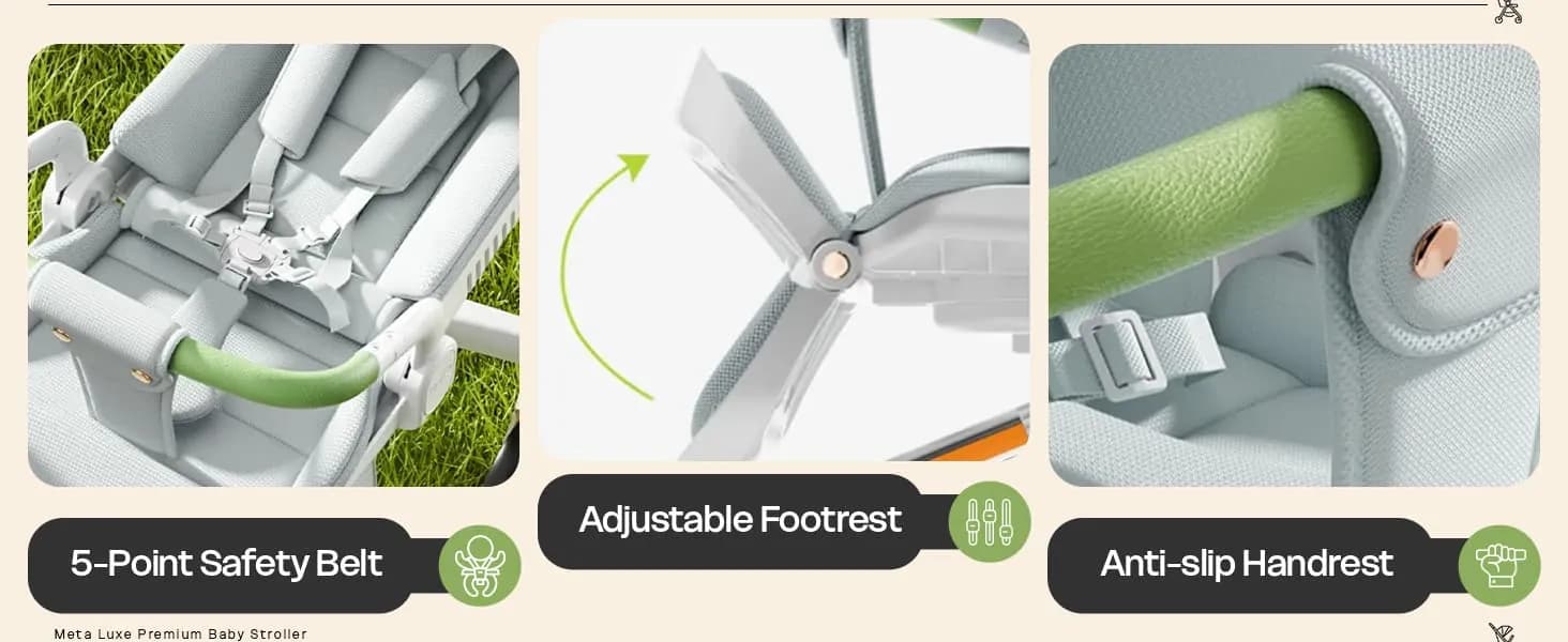 Meta Luxe Baby Stroller Aplus