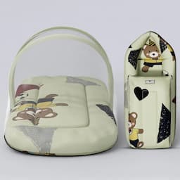 Sleeping Bag + Bed with Mosquito Net (Combo)