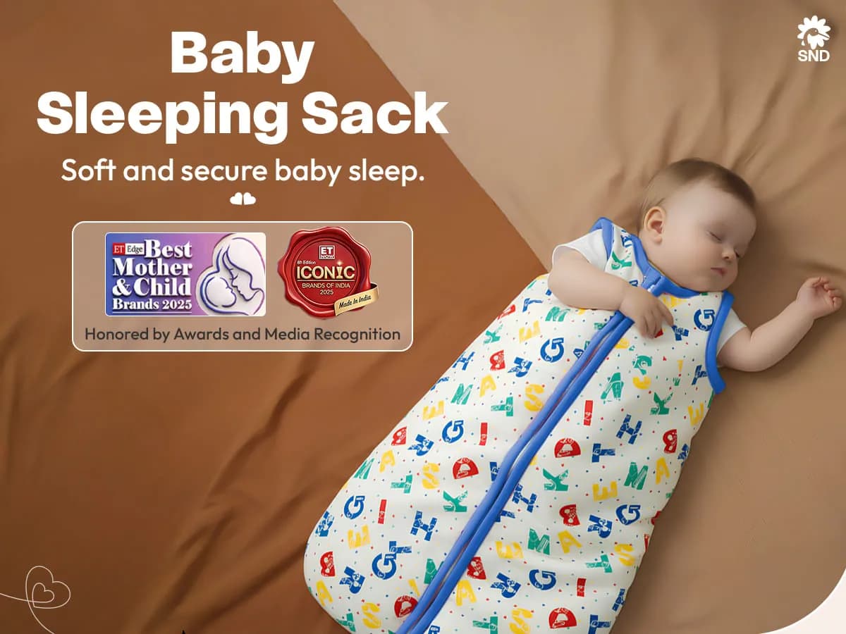 Sleeping Sack For Baby 100% Pure Cotton Baby Sleep Bag