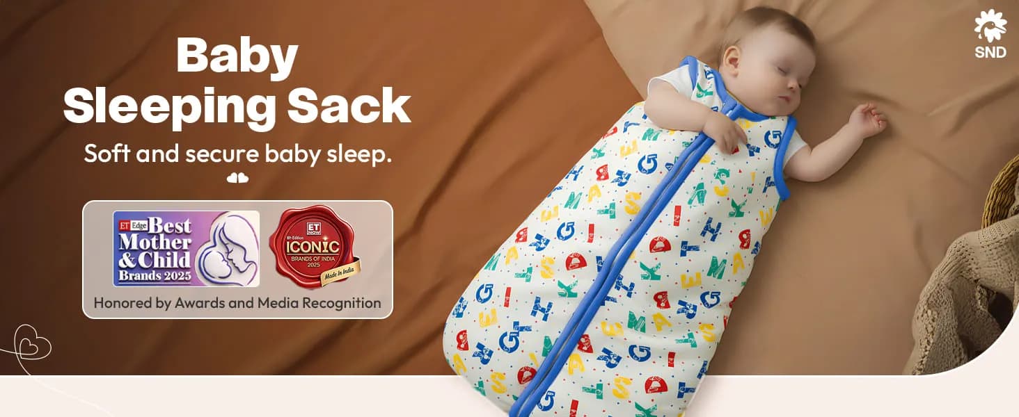Sleeping Sack For Baby 100% Pure Cotton Baby Sleep Bag