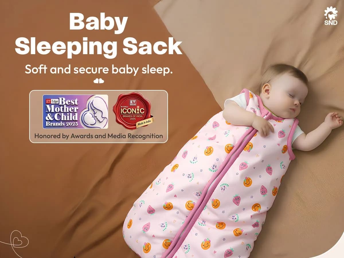 Sleeping Sack For Baby 100% Pure Cotton Baby Sleep Bag