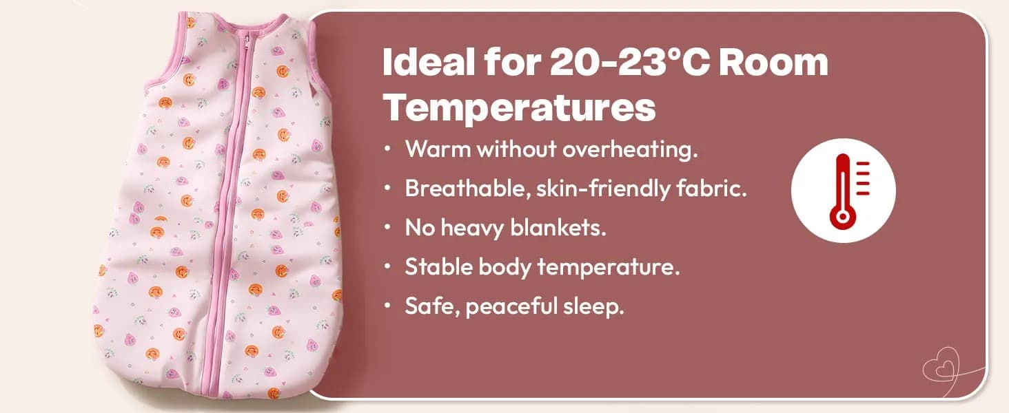 Sleeping Sack For Baby 100% Pure Cotton Baby Sleep Bag