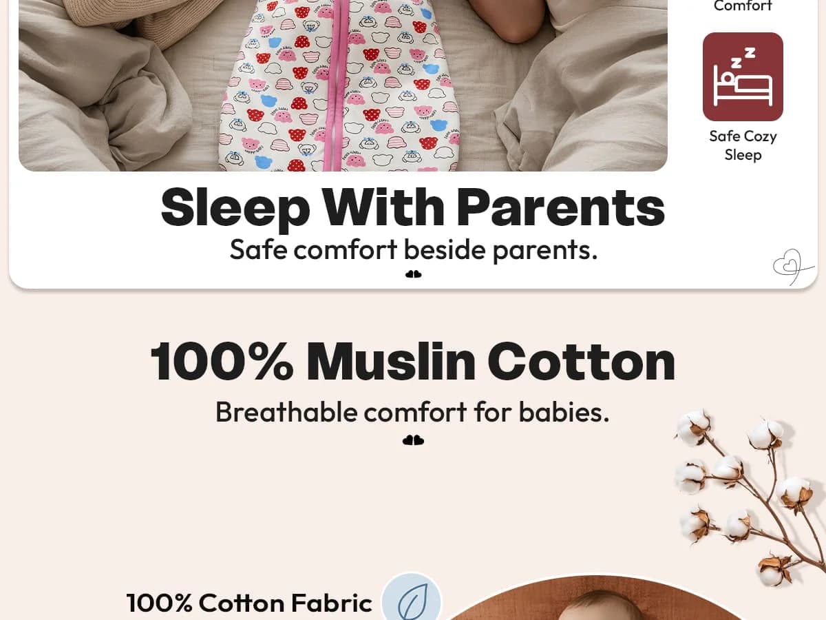 Sleeping Sack Teddy Print