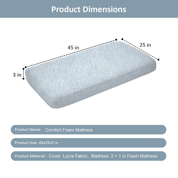 Wooden Cot Mattress
