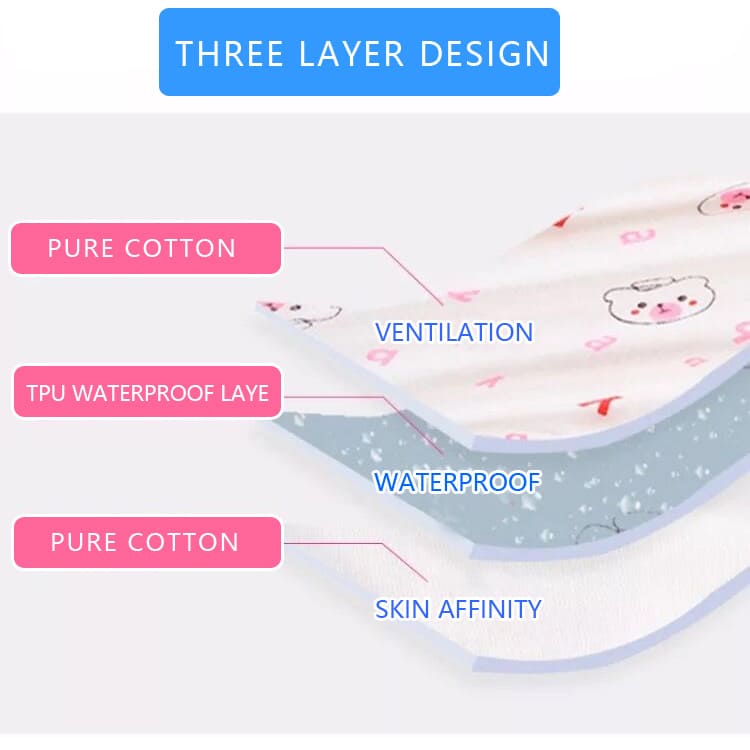 100% organic cotton reusable diapers