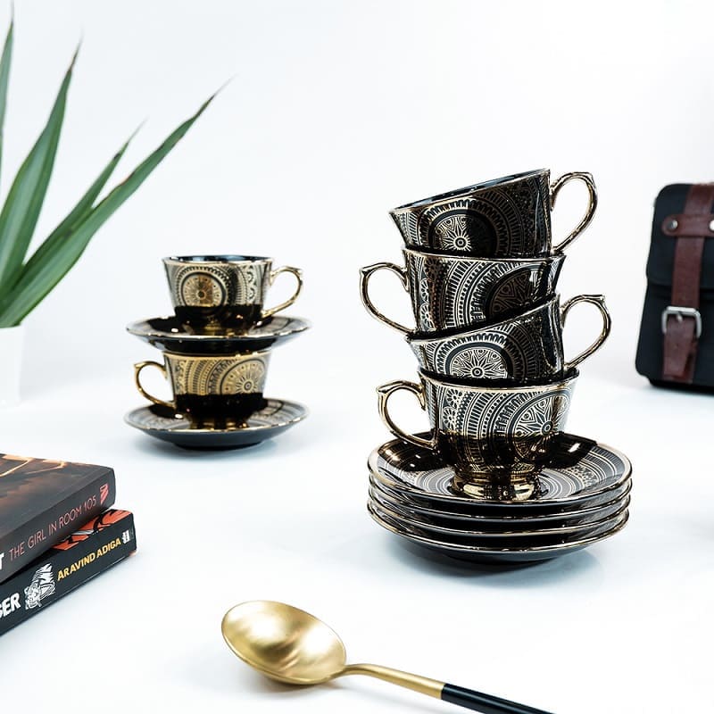Unique Cup And Plate Set