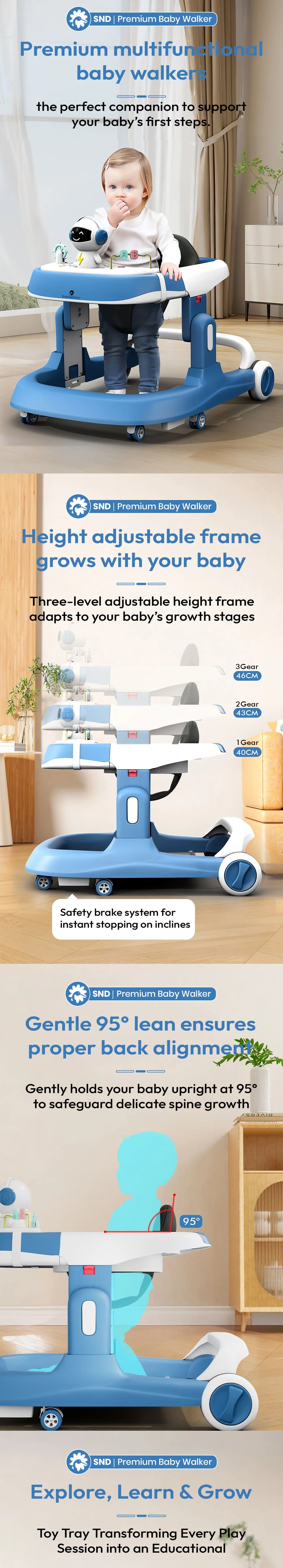 Premium baby walker