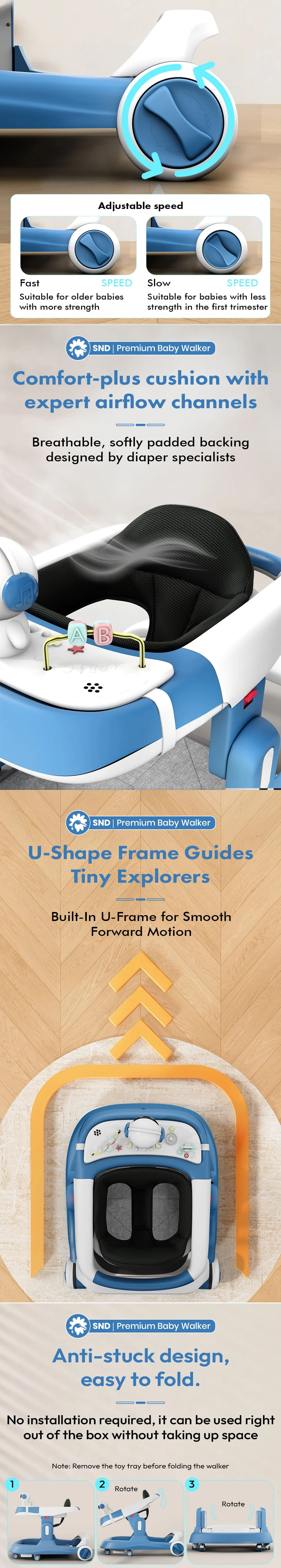 Premium baby walker