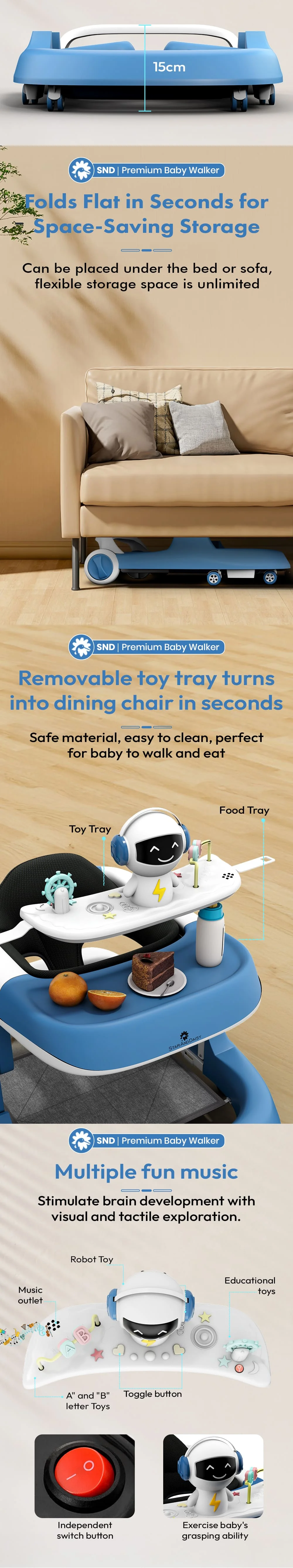 Premium baby walker