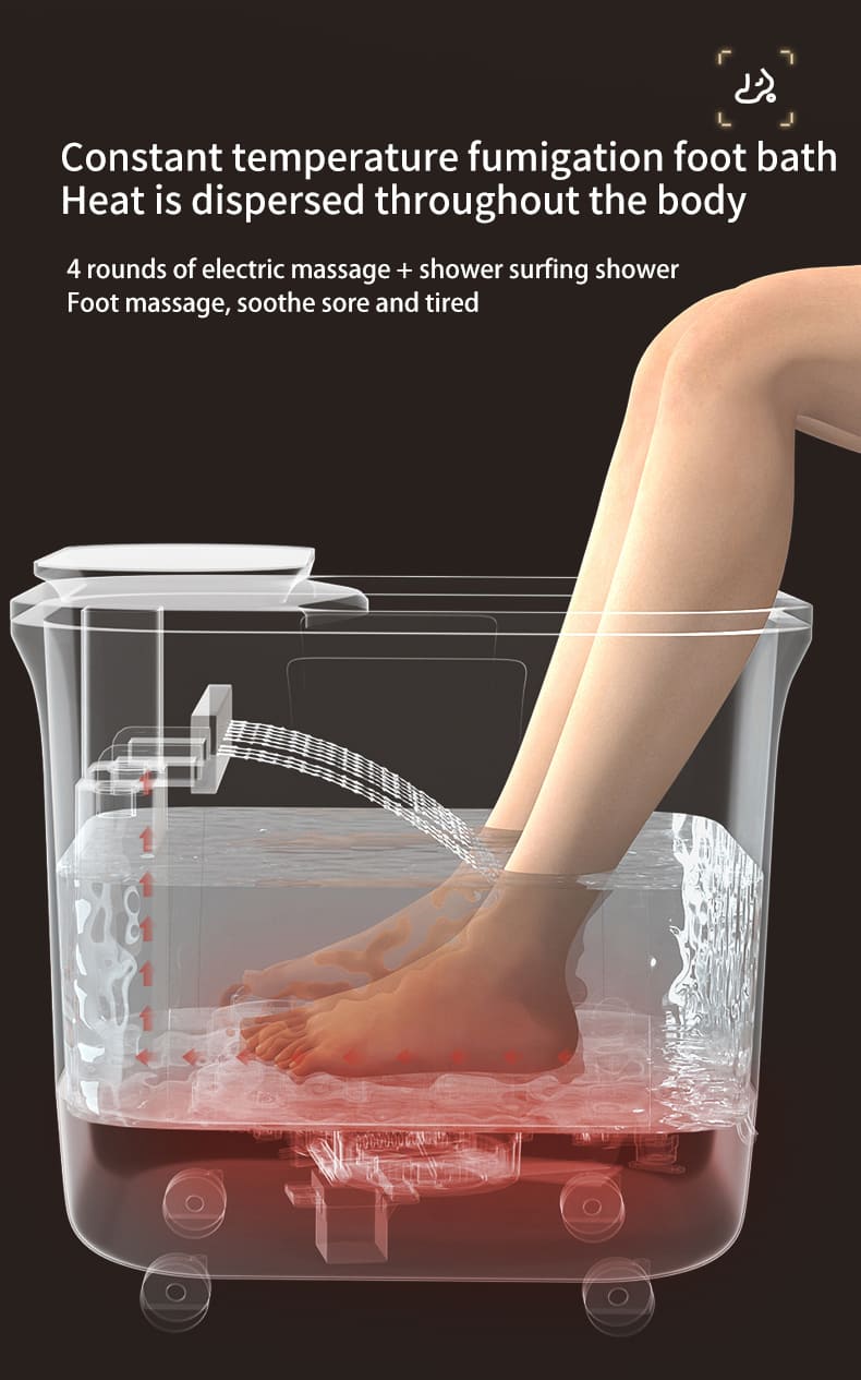electric foot massager at home