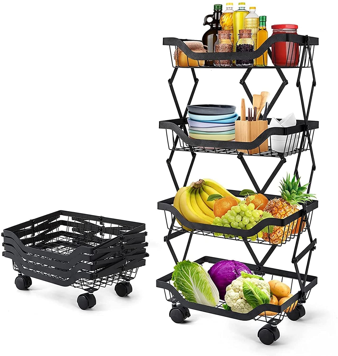 Vegetable Basket Stand