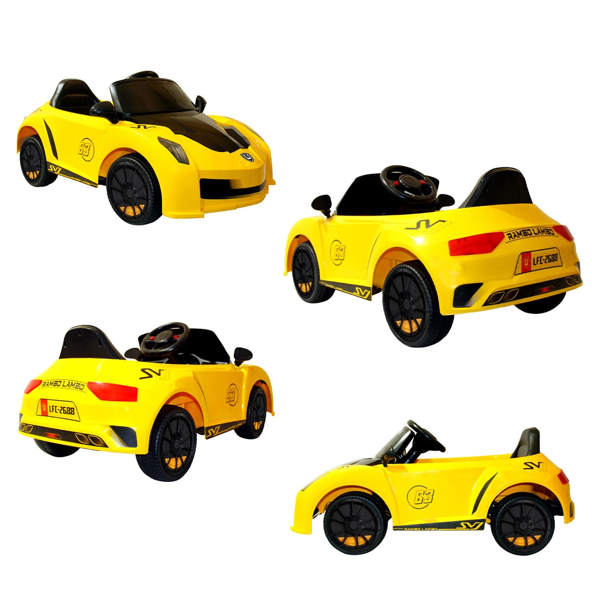 Remote-controlled ride on cars