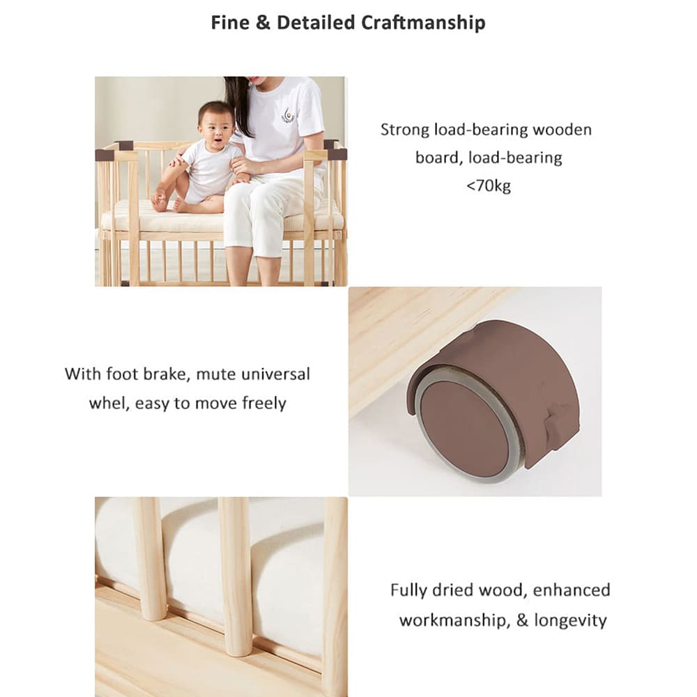 Baby Wooden Cot