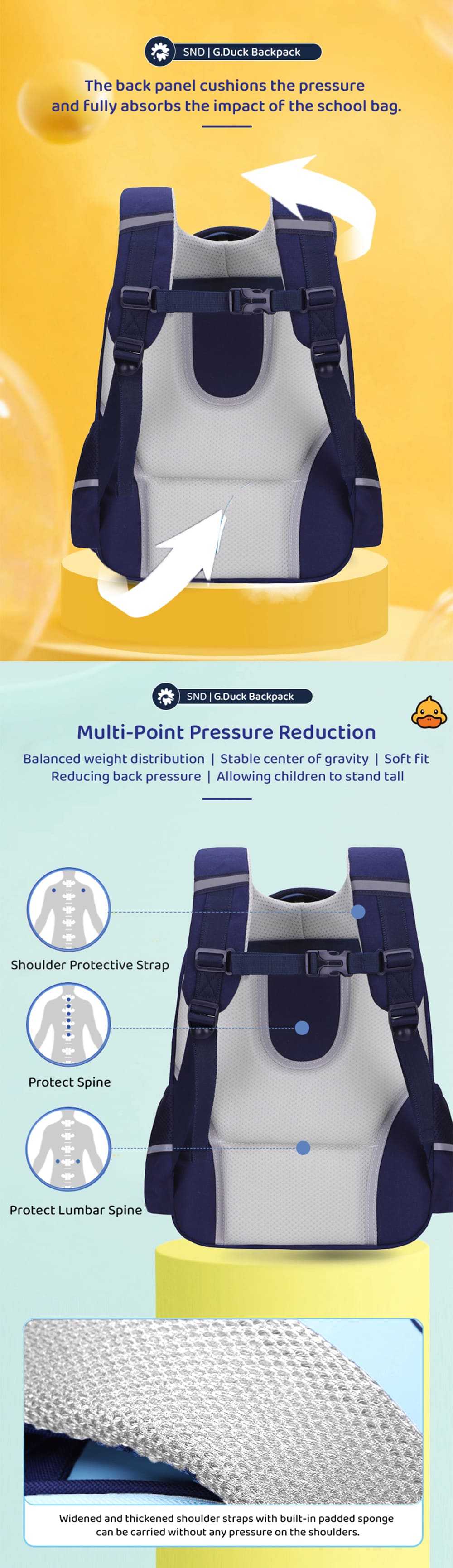 Waterproof School Backpack