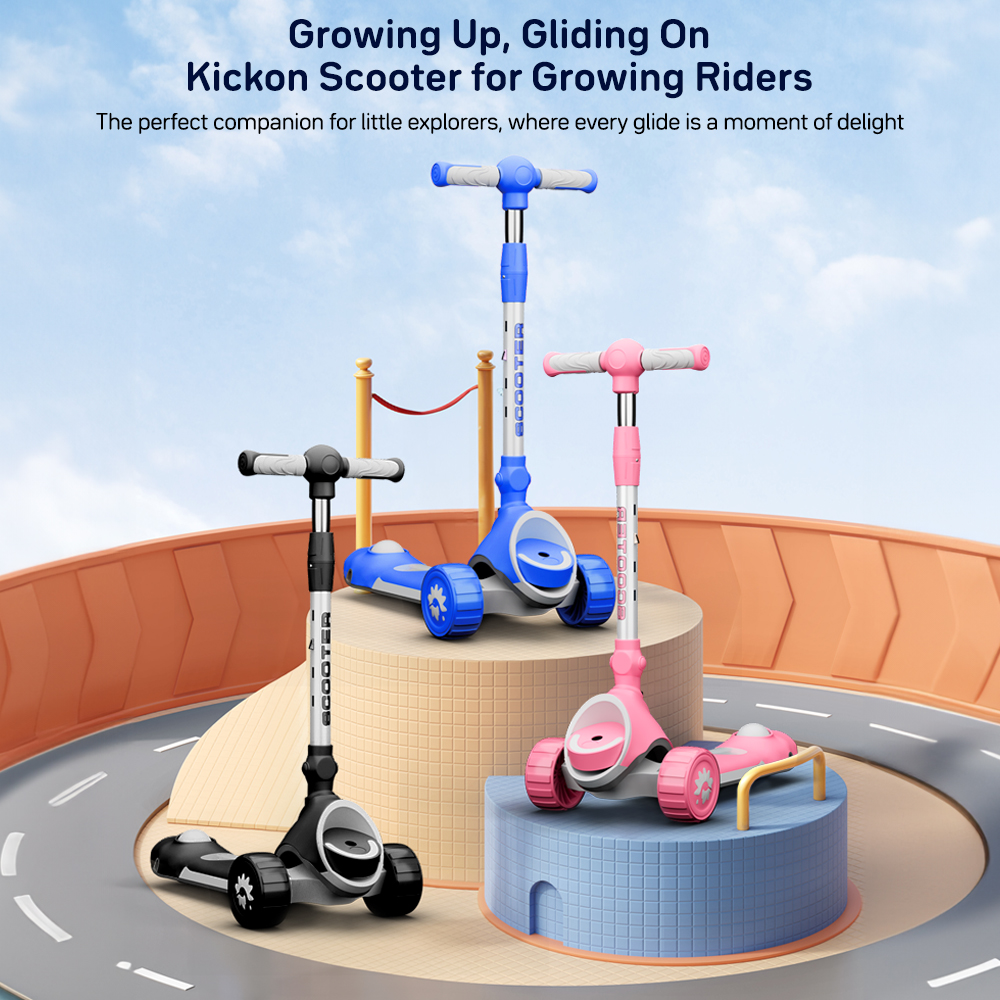Kick on Scooter for Kids