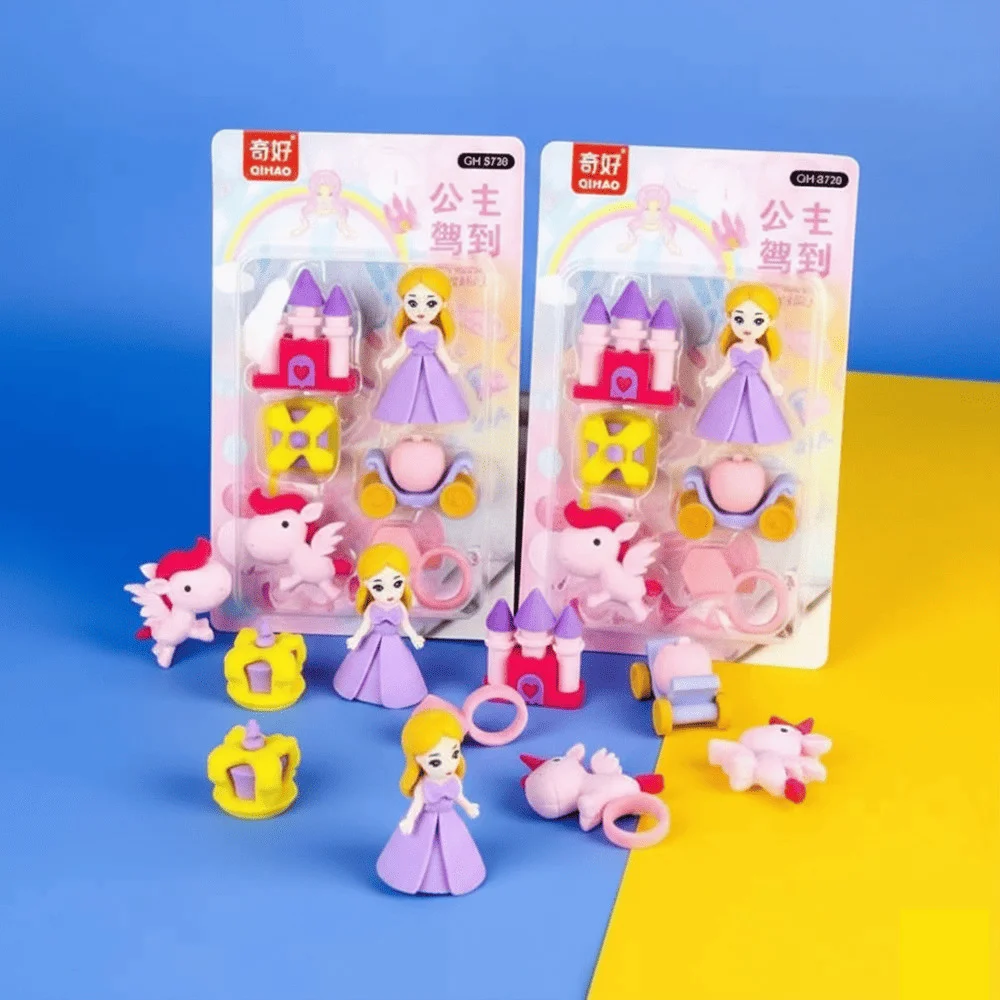 Unicorn Eraser Set
