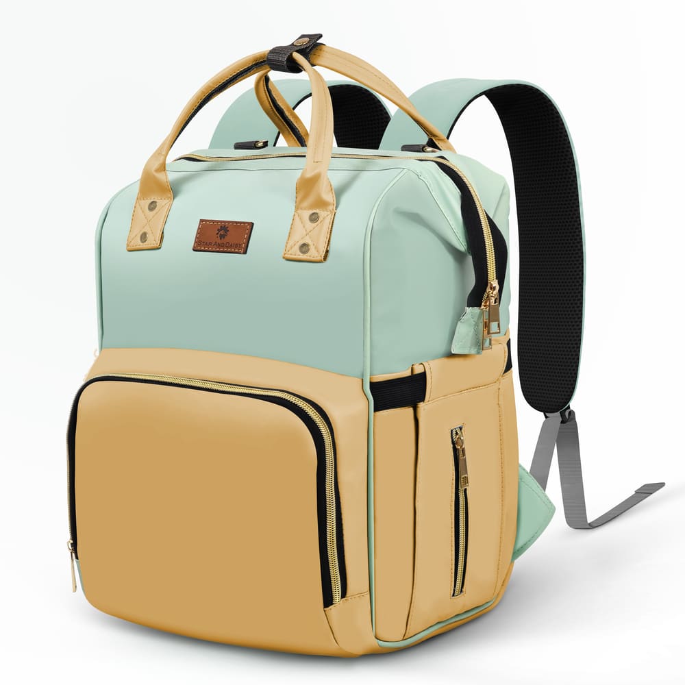 prime-diaper-bag-pink-Yellow-green-main