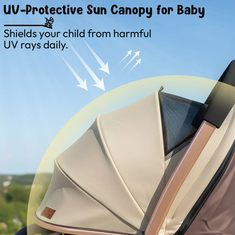 stroller brown