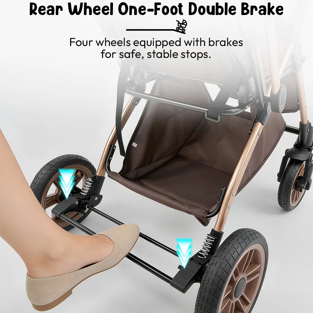 stroller brown