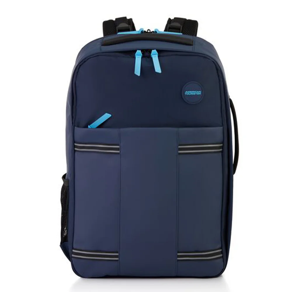 American Tourister Trendy Laptop College Bag with 2 Full Compartments, 40 Ltr Unisex Backpacks - Aston 2.0-style 02 Navy