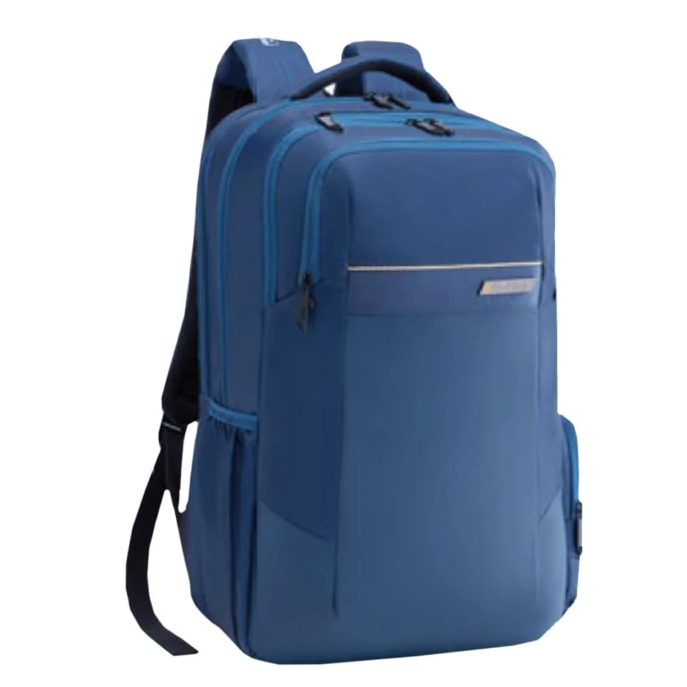 American Tourister Trendy Laptop Bag Backpack with 3 Full Compartments, 29 Ltr Unisex Backpacks - Segno 4.0 Basic (Navy)