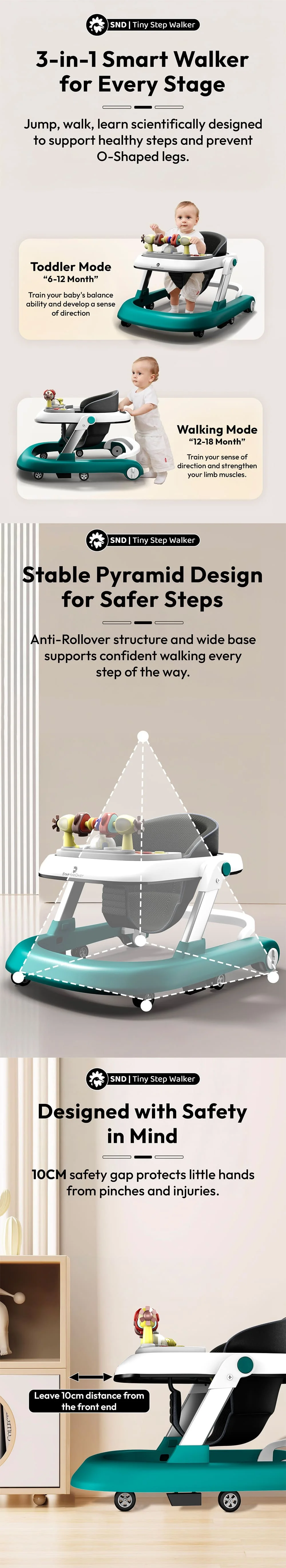 3-in-1 Smart Walker