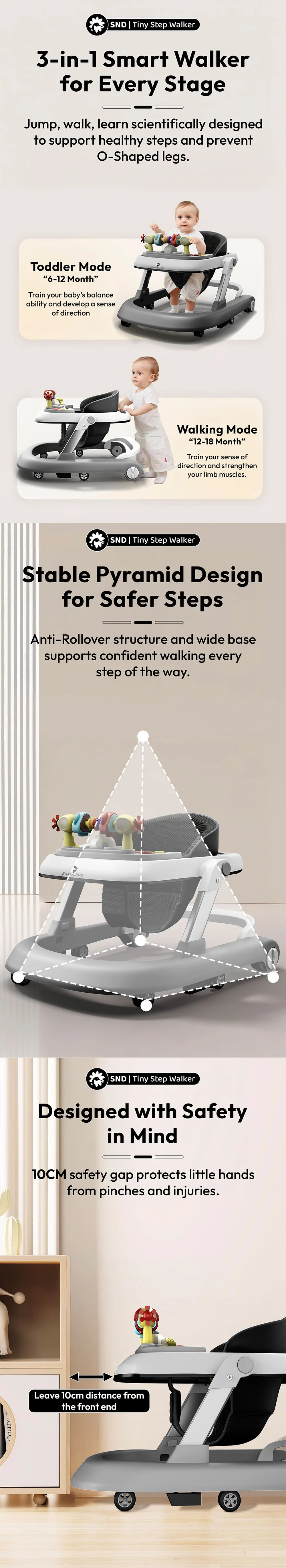 3-in-1 Smart Walker