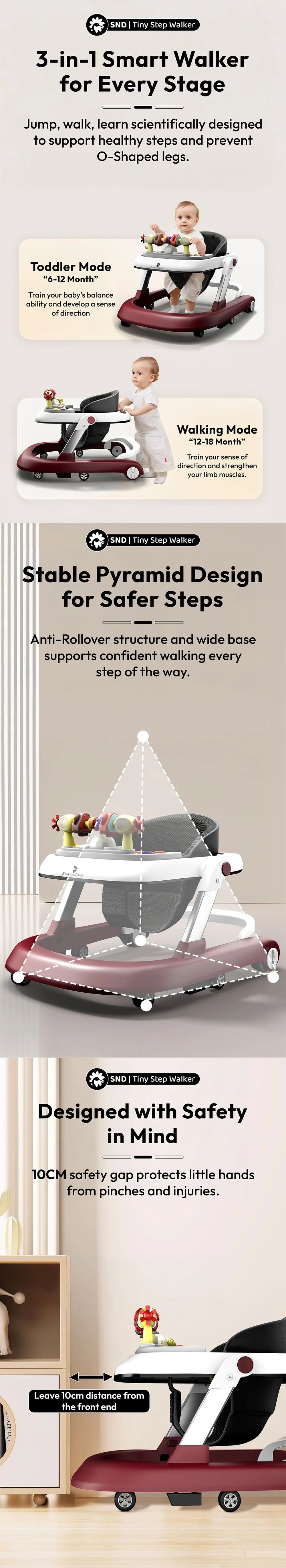 3-in-1 Smart Walker