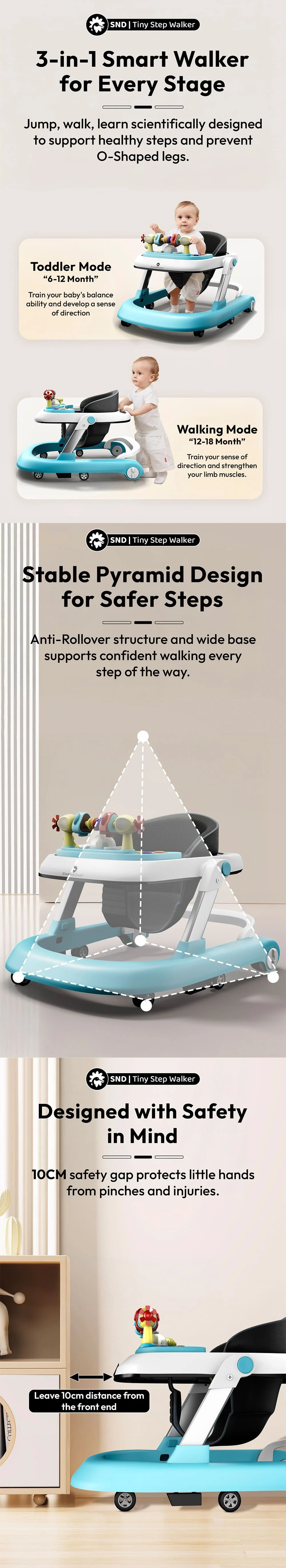 3-in-1 Smart Walker