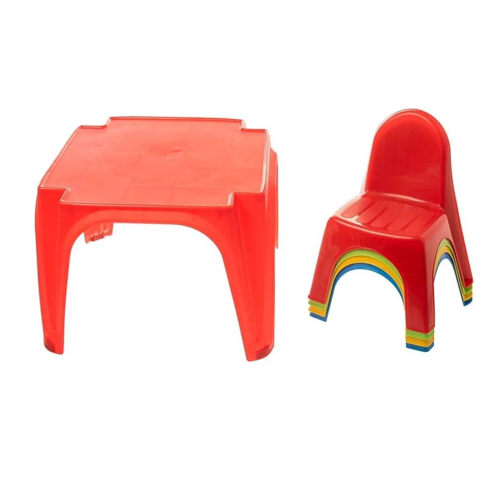 Table & 4 Chairs Set