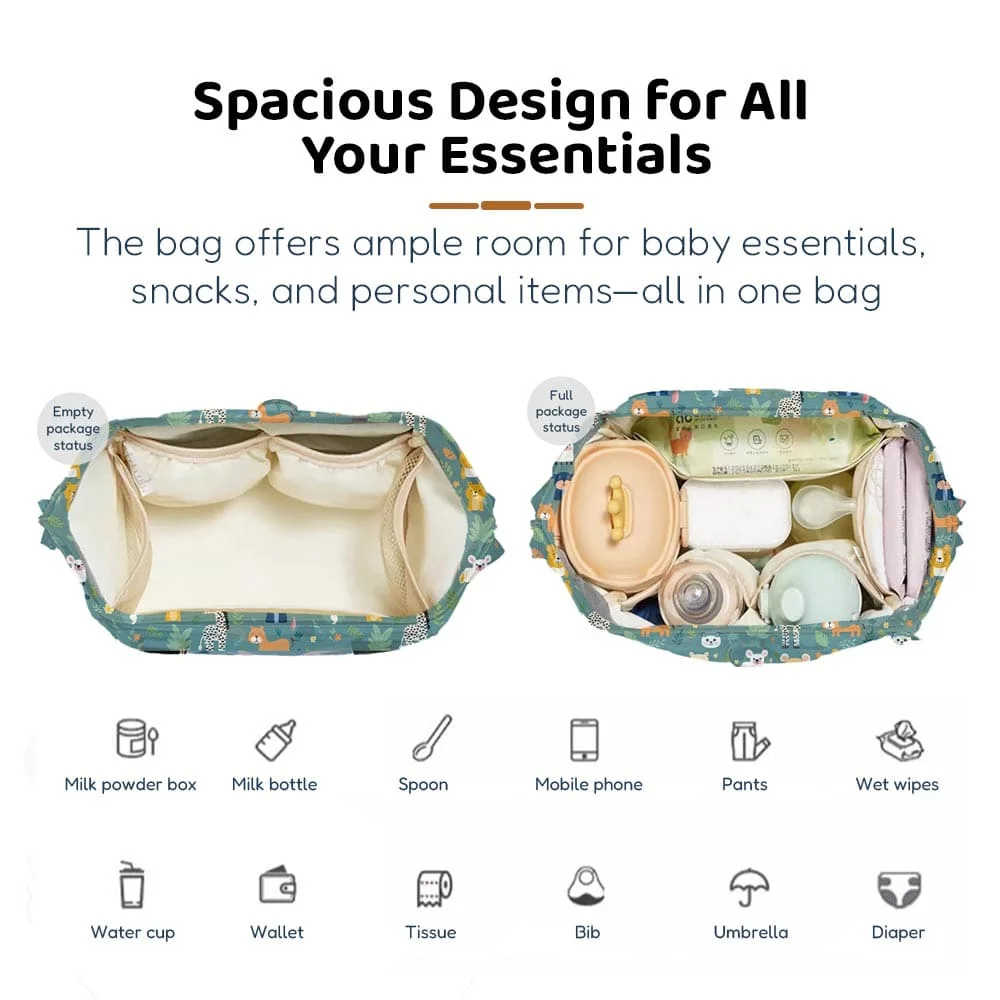 Convertible diaper bag