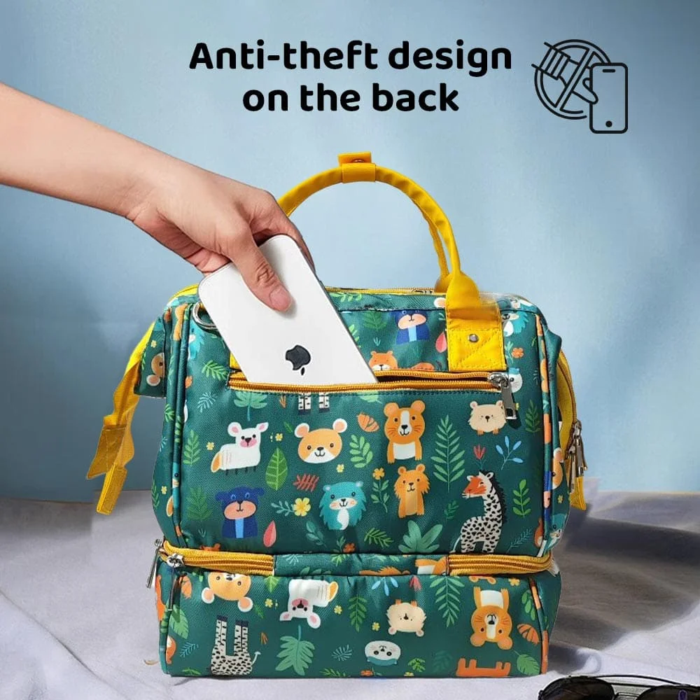 Insulated pocket diaper bag