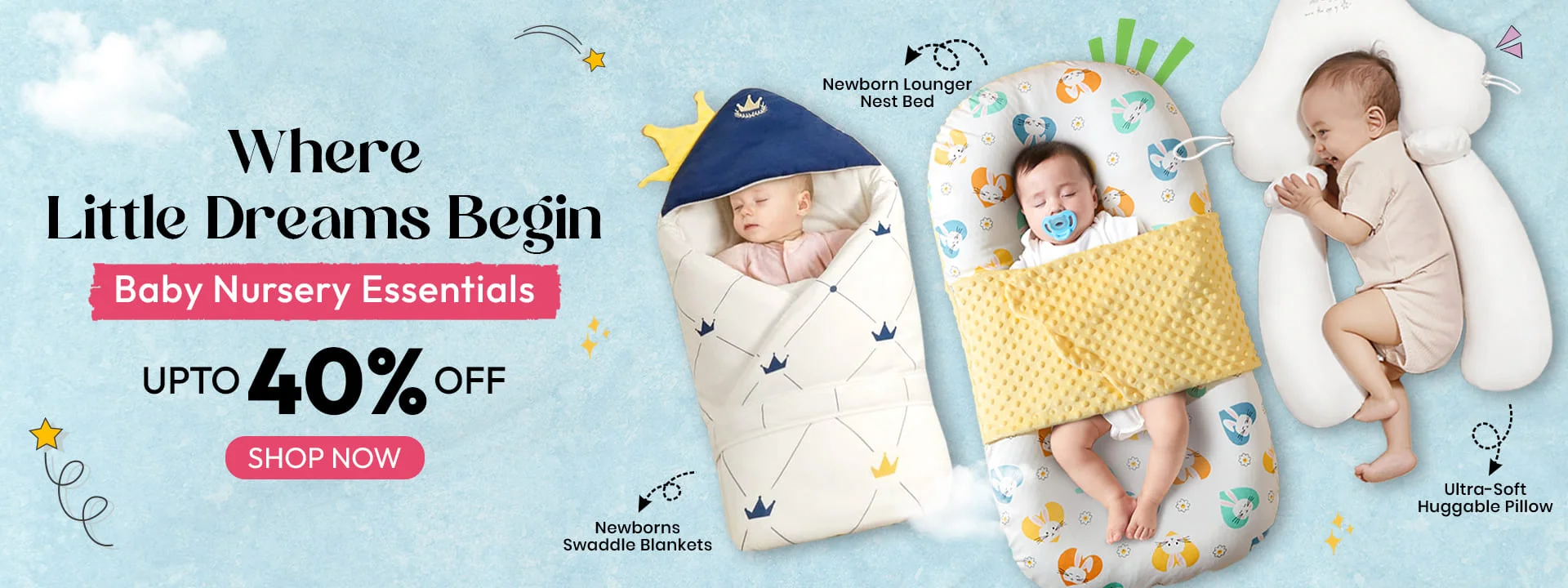 Baby Bedding and Pillows Sets