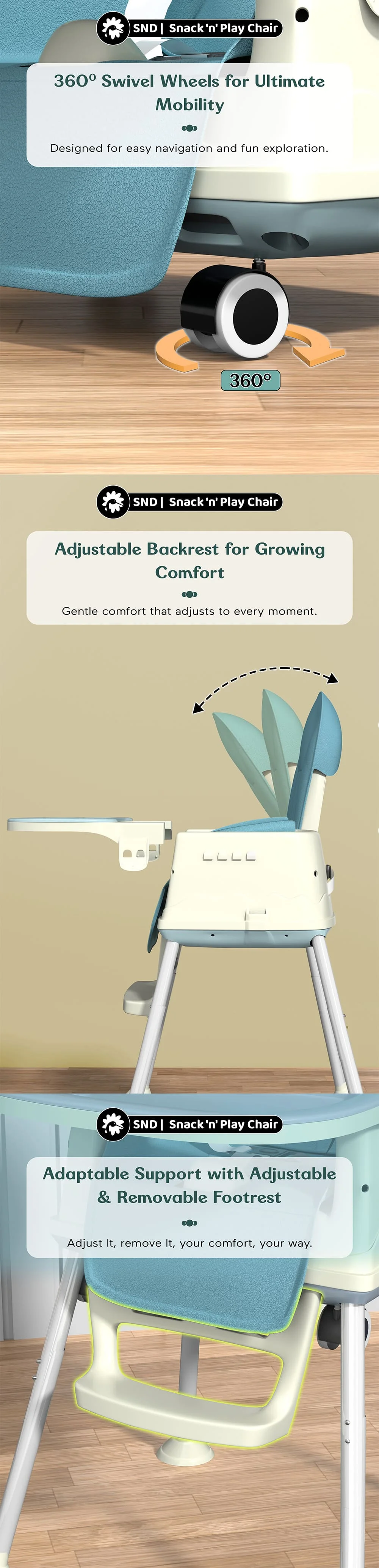4 in 1 High Chair