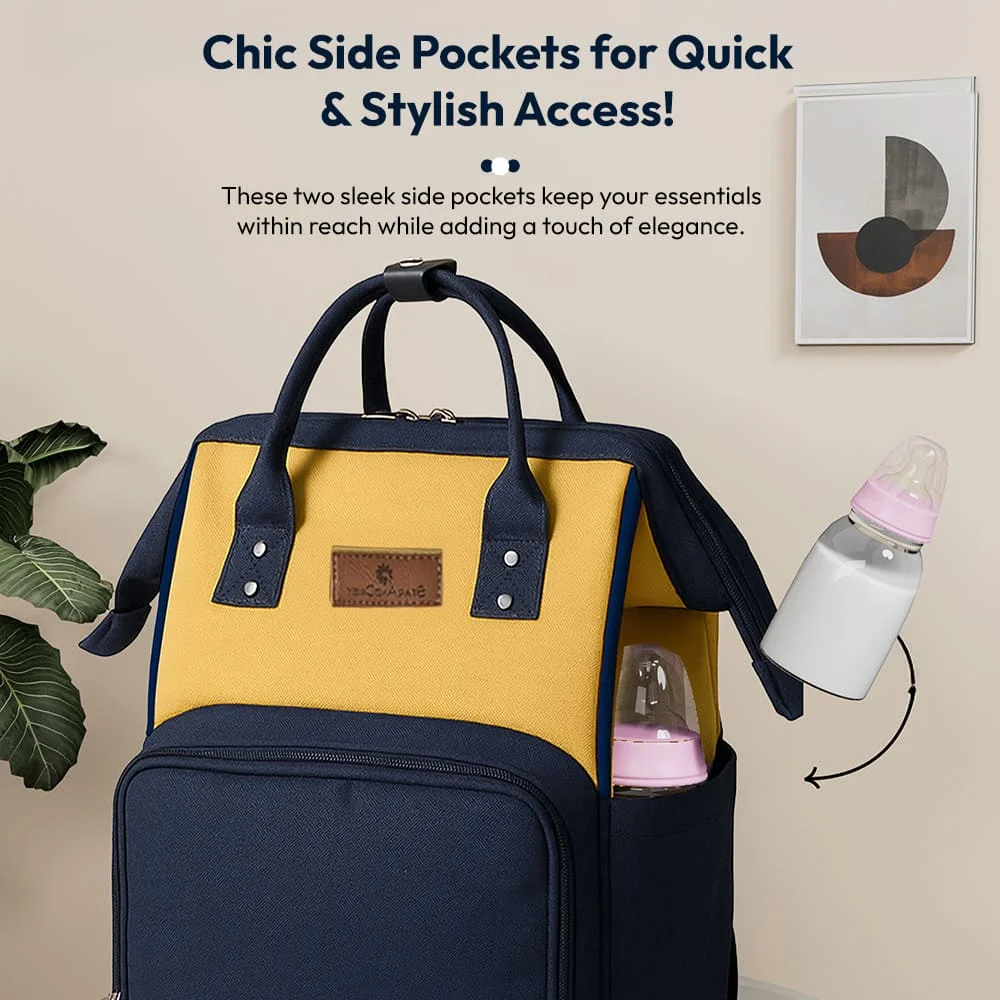 Baby bag with multiple pockets