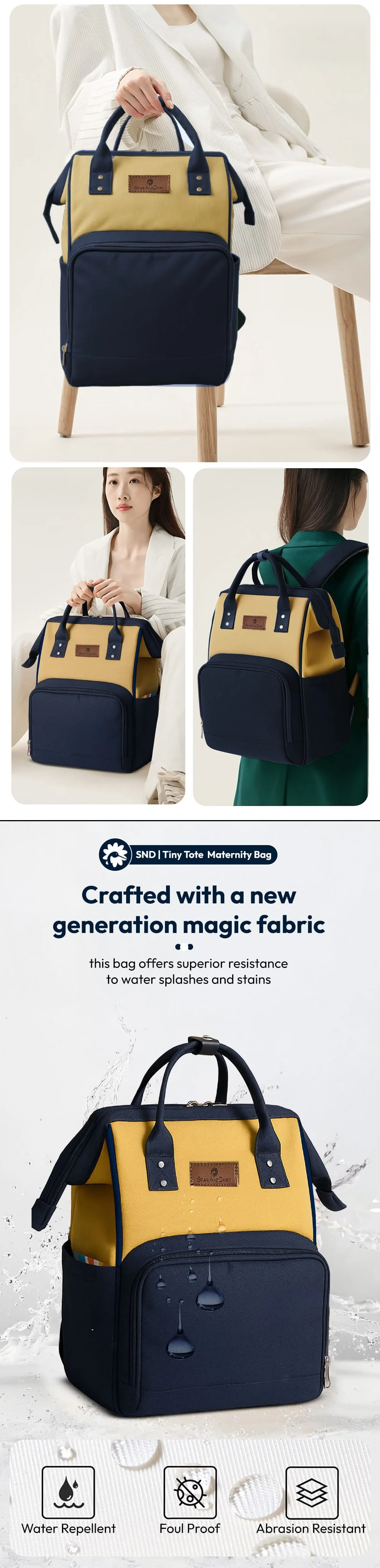 Baby diaper bag for travel