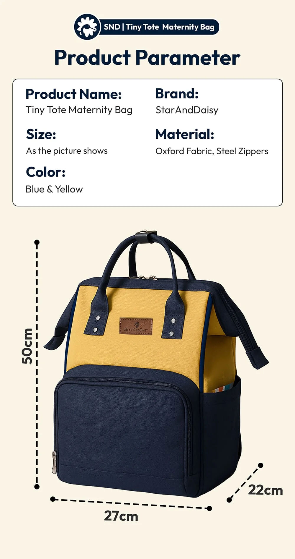 Baby diaper bag for travel
