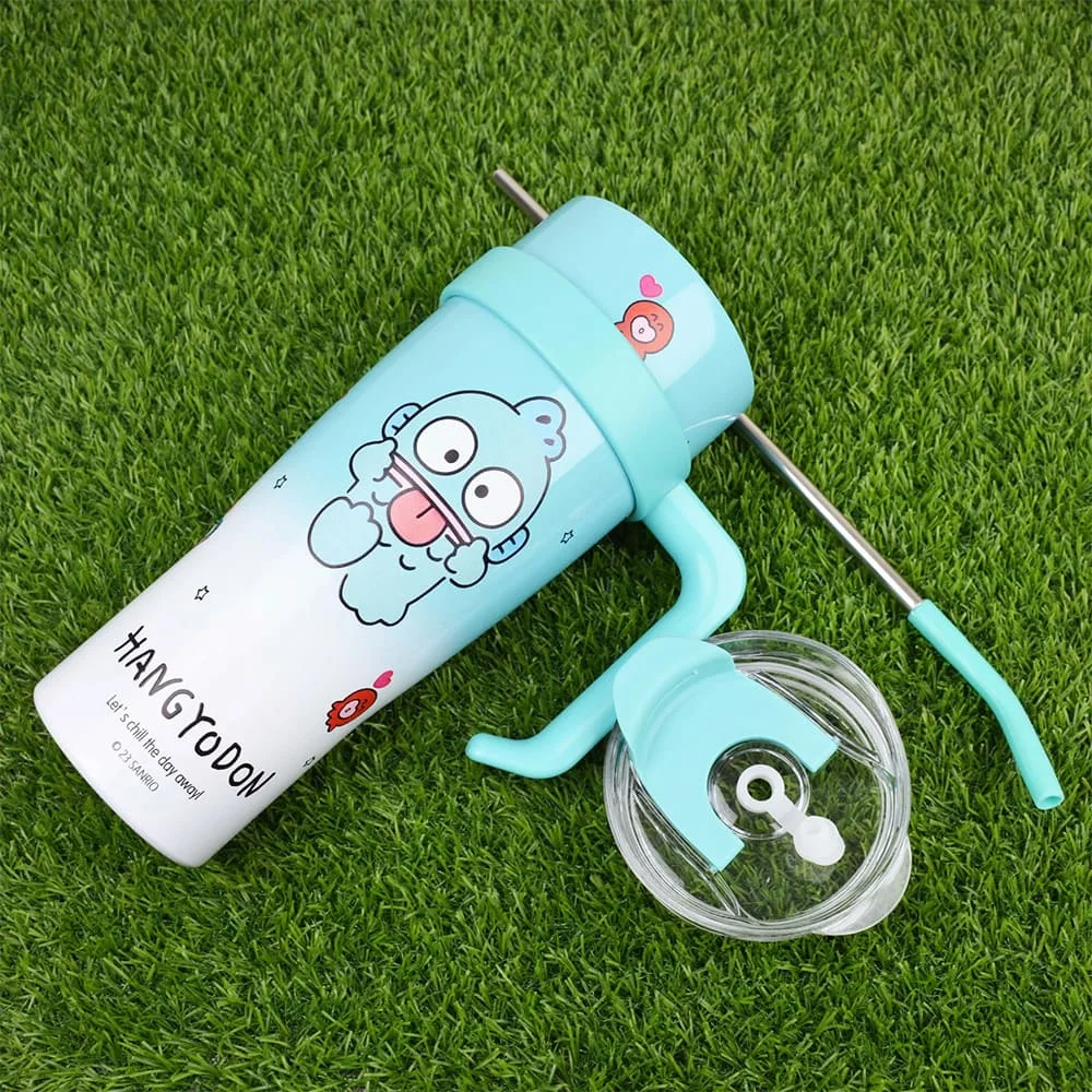 Cartoonistic stailess steel tumbler large size Blue