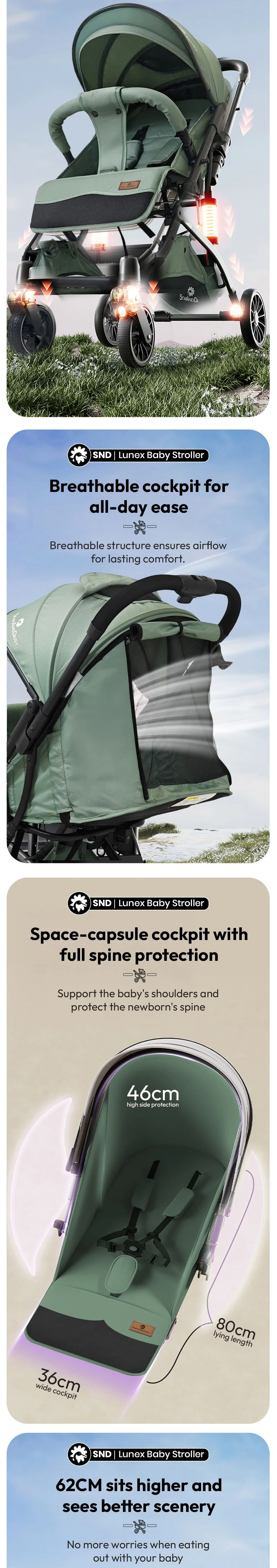 Lunex Baby Stroller