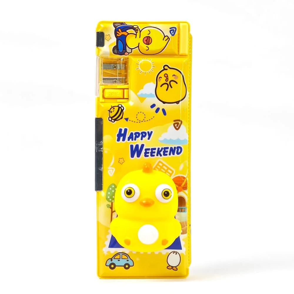 Pop eye Magnetic Pencile Box yellow