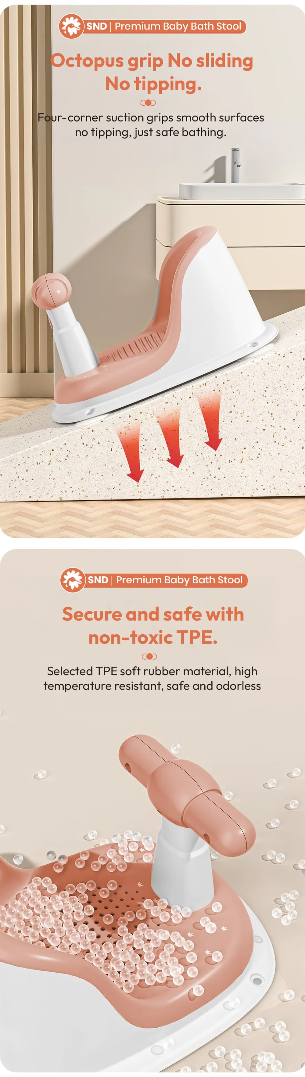 Baby bather seat