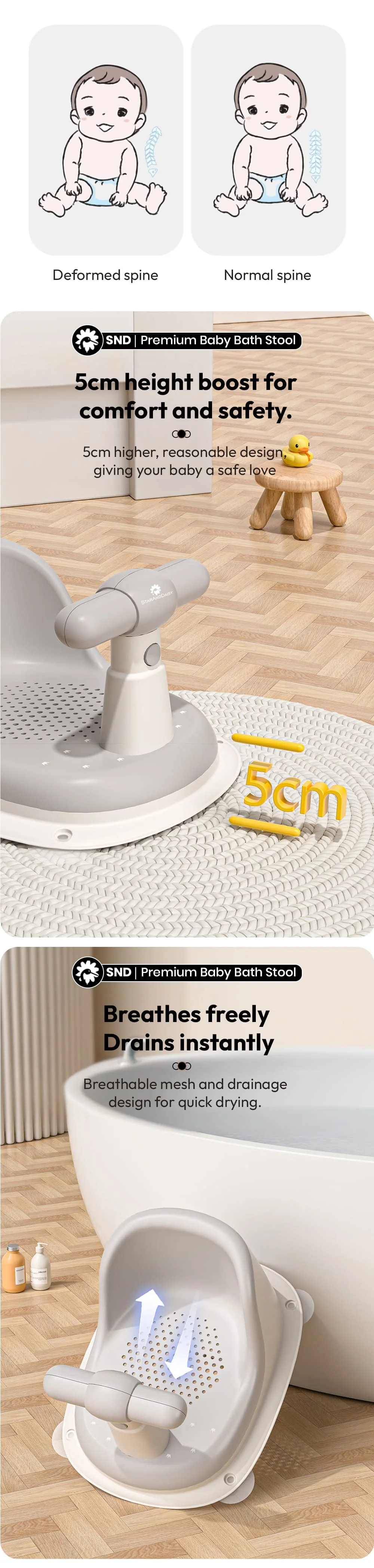 Baby Bathing Stool