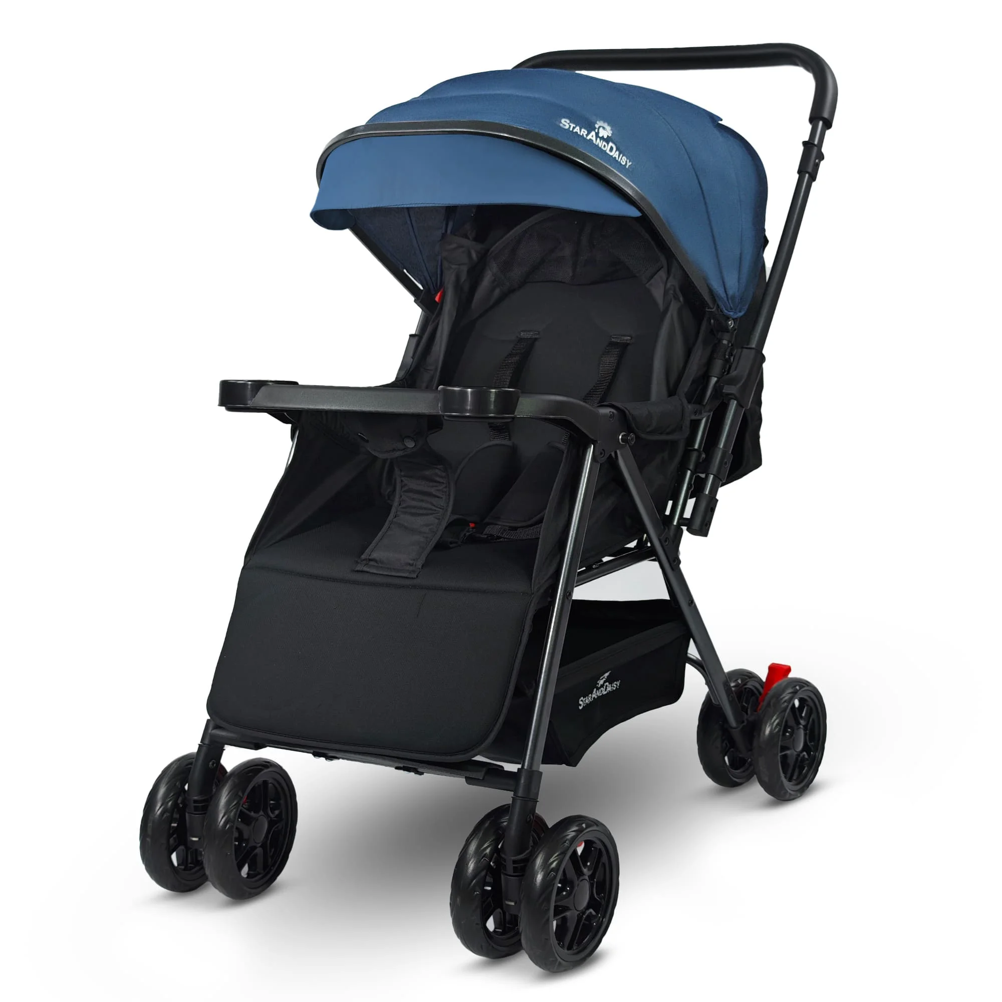 urban tot baby stroller denim blue