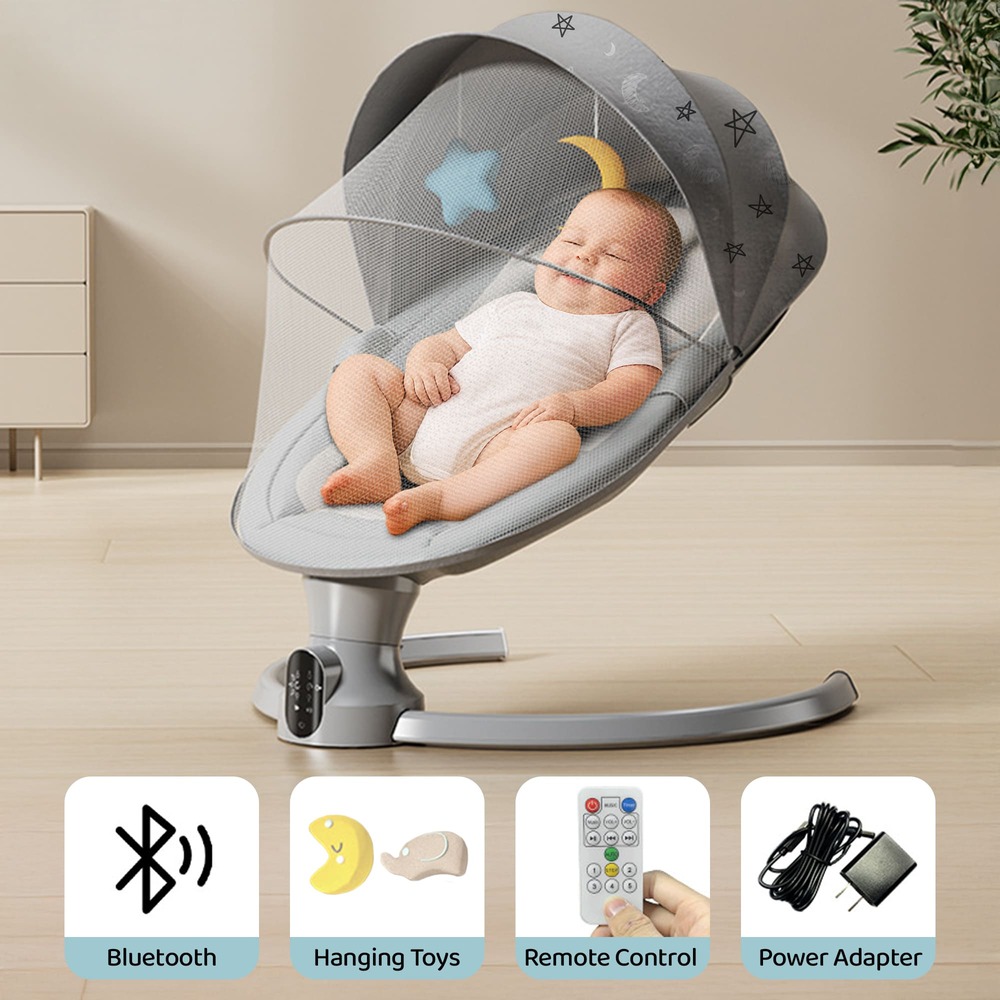 Multi-Function Electric rocker black