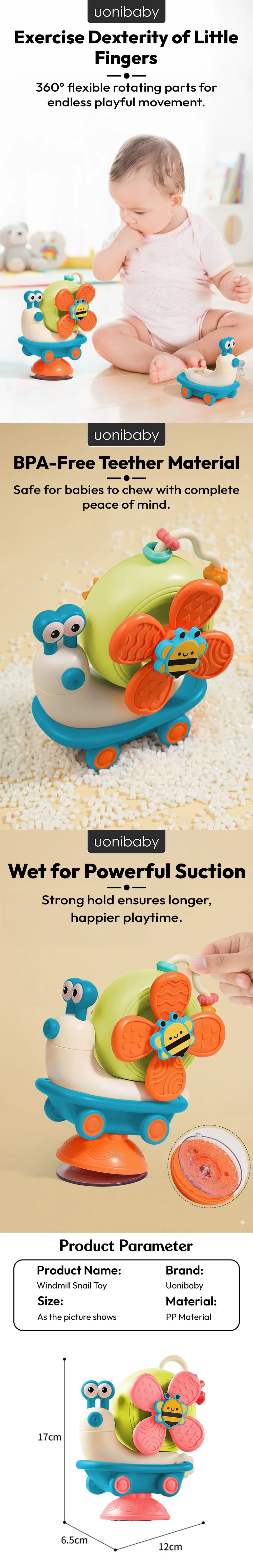 Windmill Snail Toy