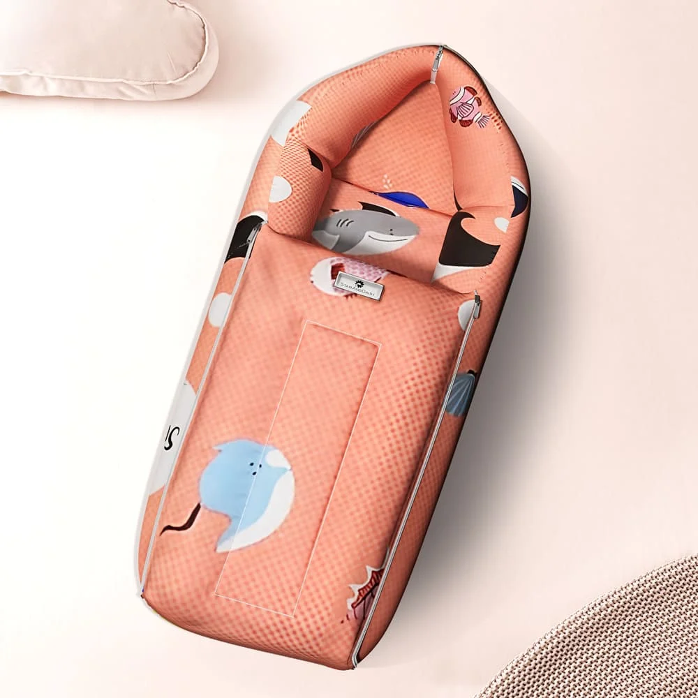 snd baby sleeping bag red aqua