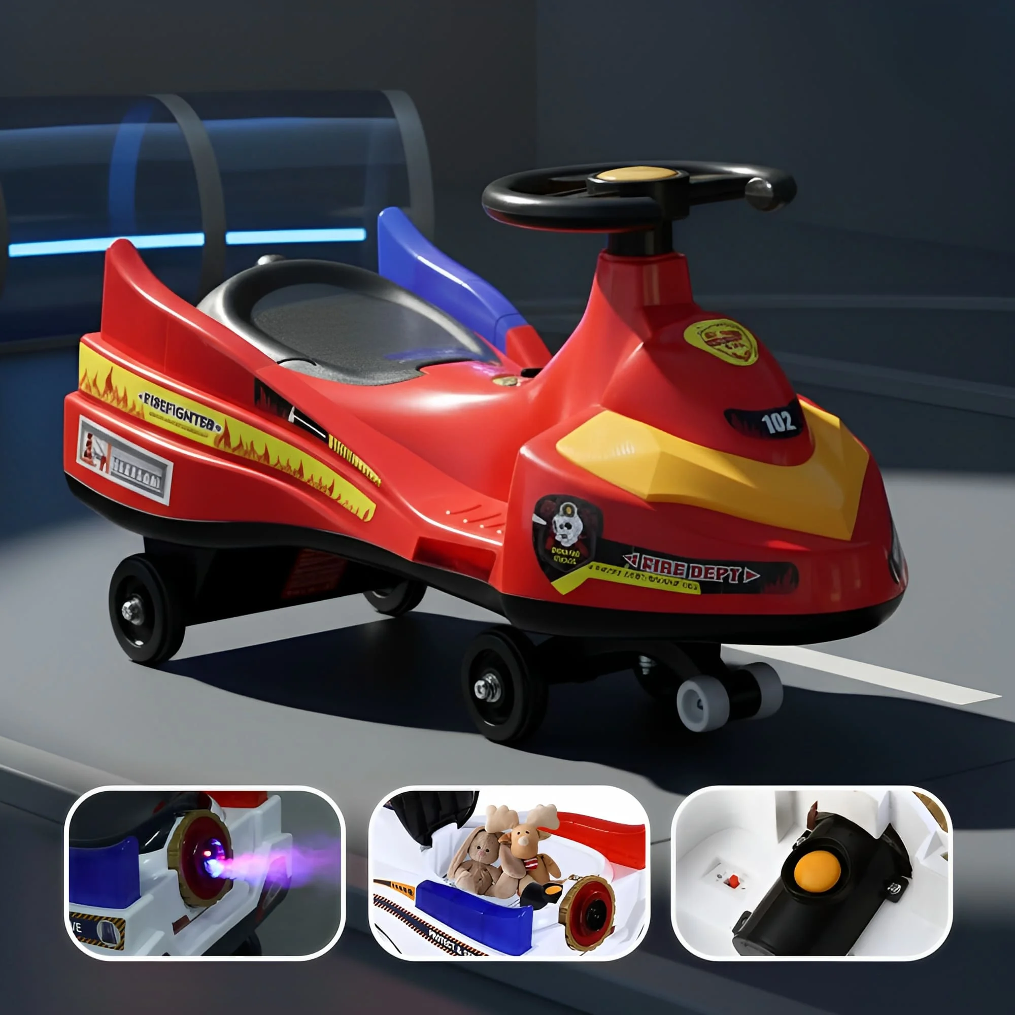 Baby Swing Car Red